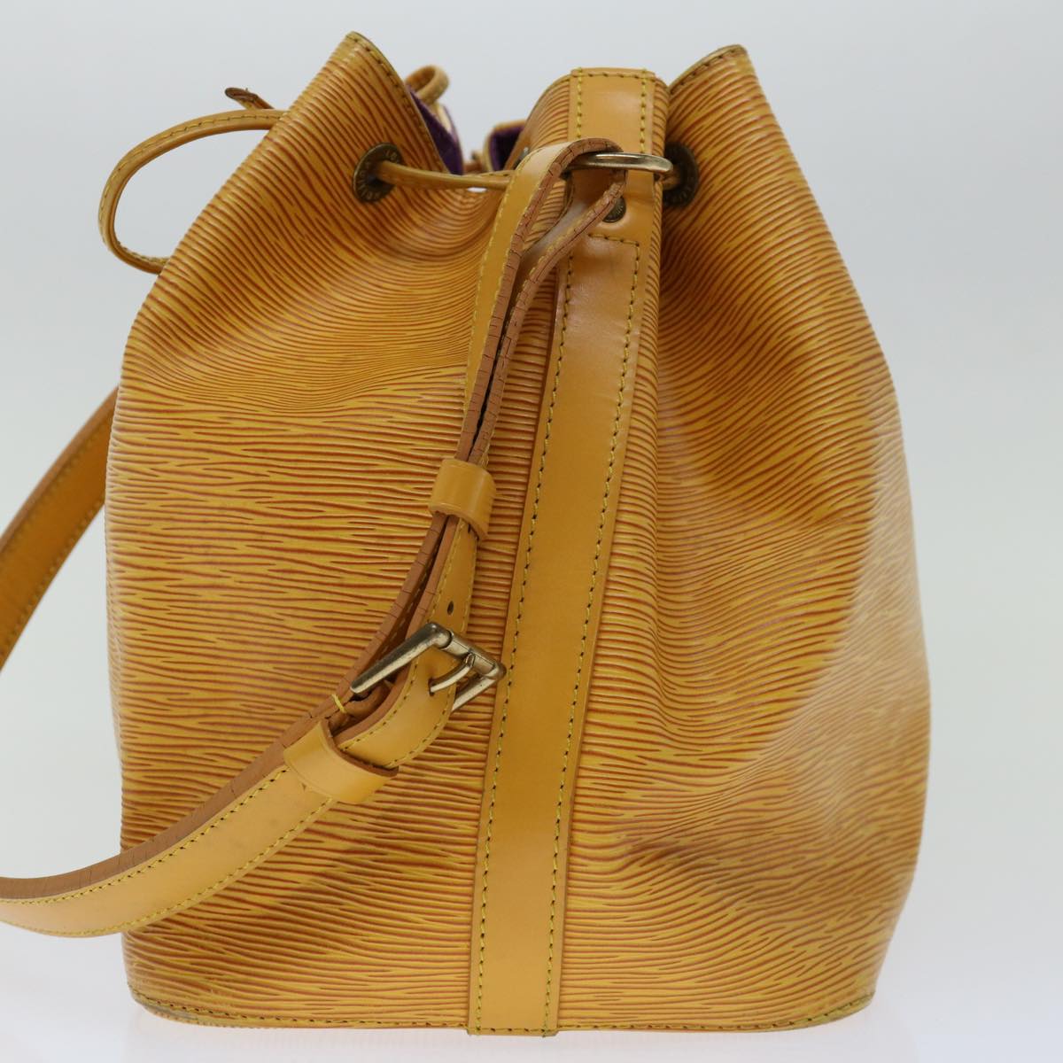 LOUIS VUITTON Epi Petit Noe Shoulder Bag Tassili Yellow M44109 LV 70117