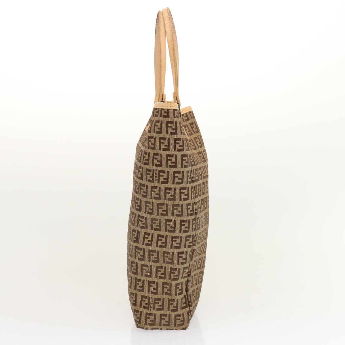 Luxury FendiZucchino Canvas Tote Bag Beige70169