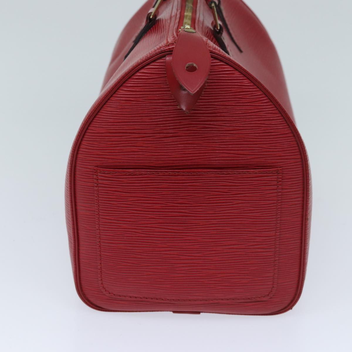 LOUIS VUITTON Epi Speedy 30 Hand Bag Castilian Red M43007 LV 70228