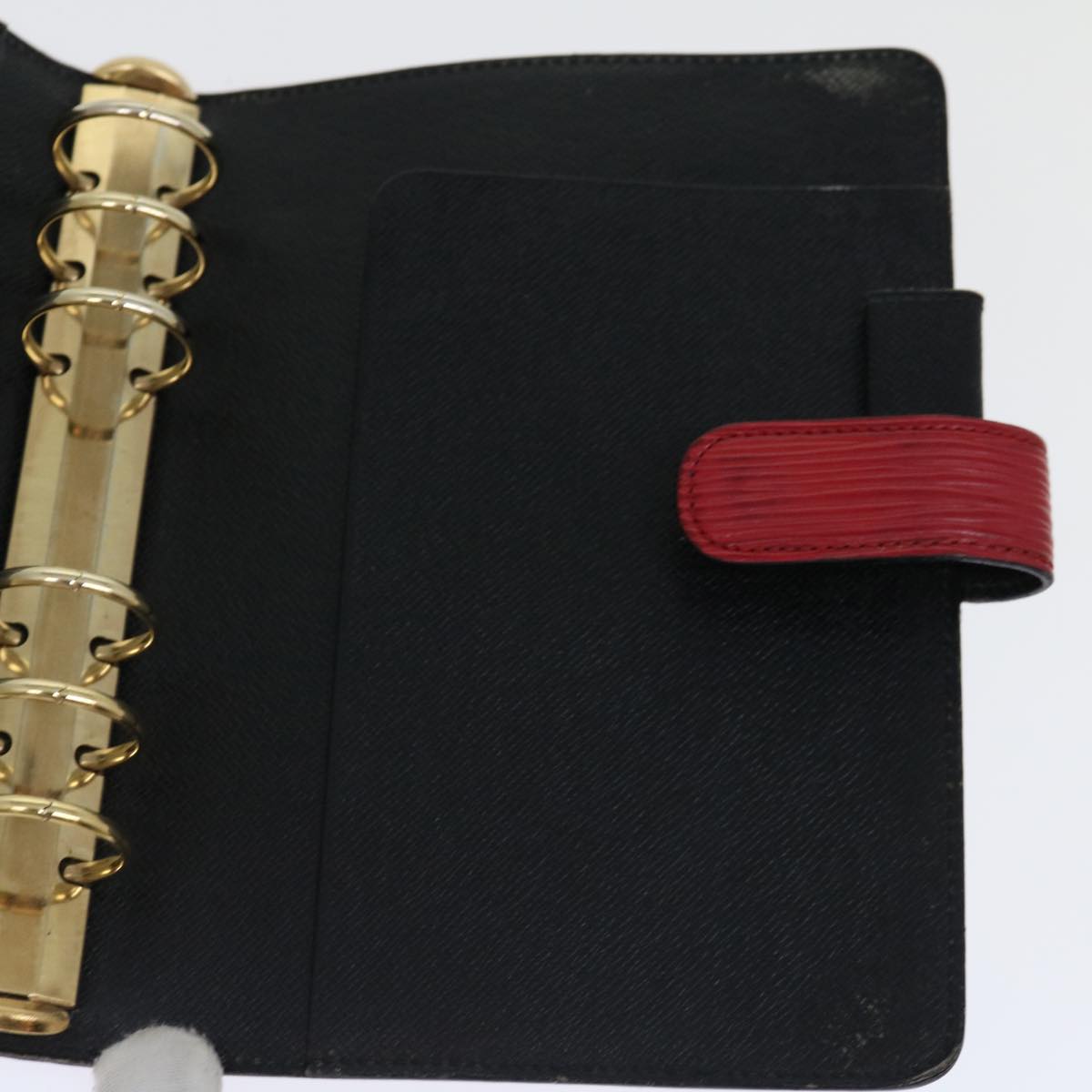 LOUIS VUITTON Epi Agenda MM Day Planner Cover Red R20047 LV 70297