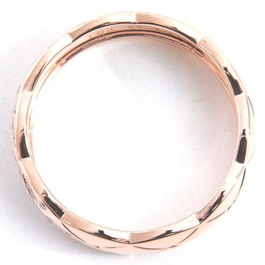 Chanel Coco Crush Medium Diamond Ring 750PG Pink Gold