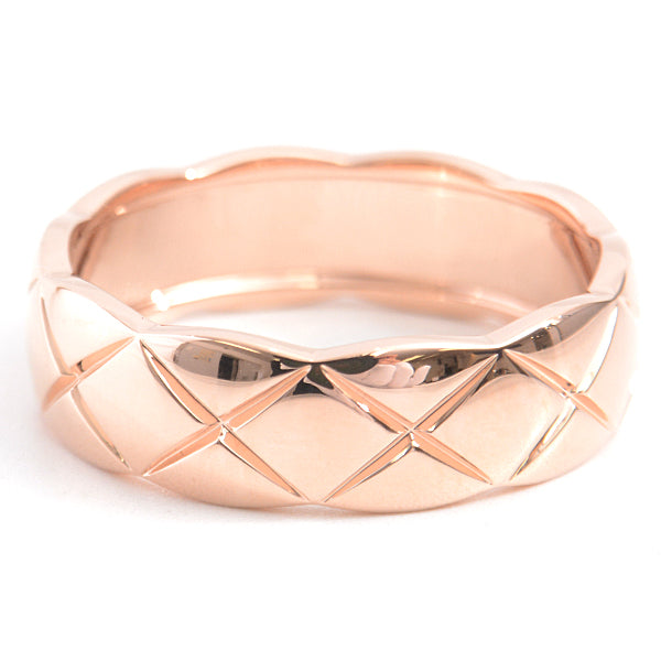 Chanel Coco Crush Medium Diamond Ring 750PG Pink Gold
