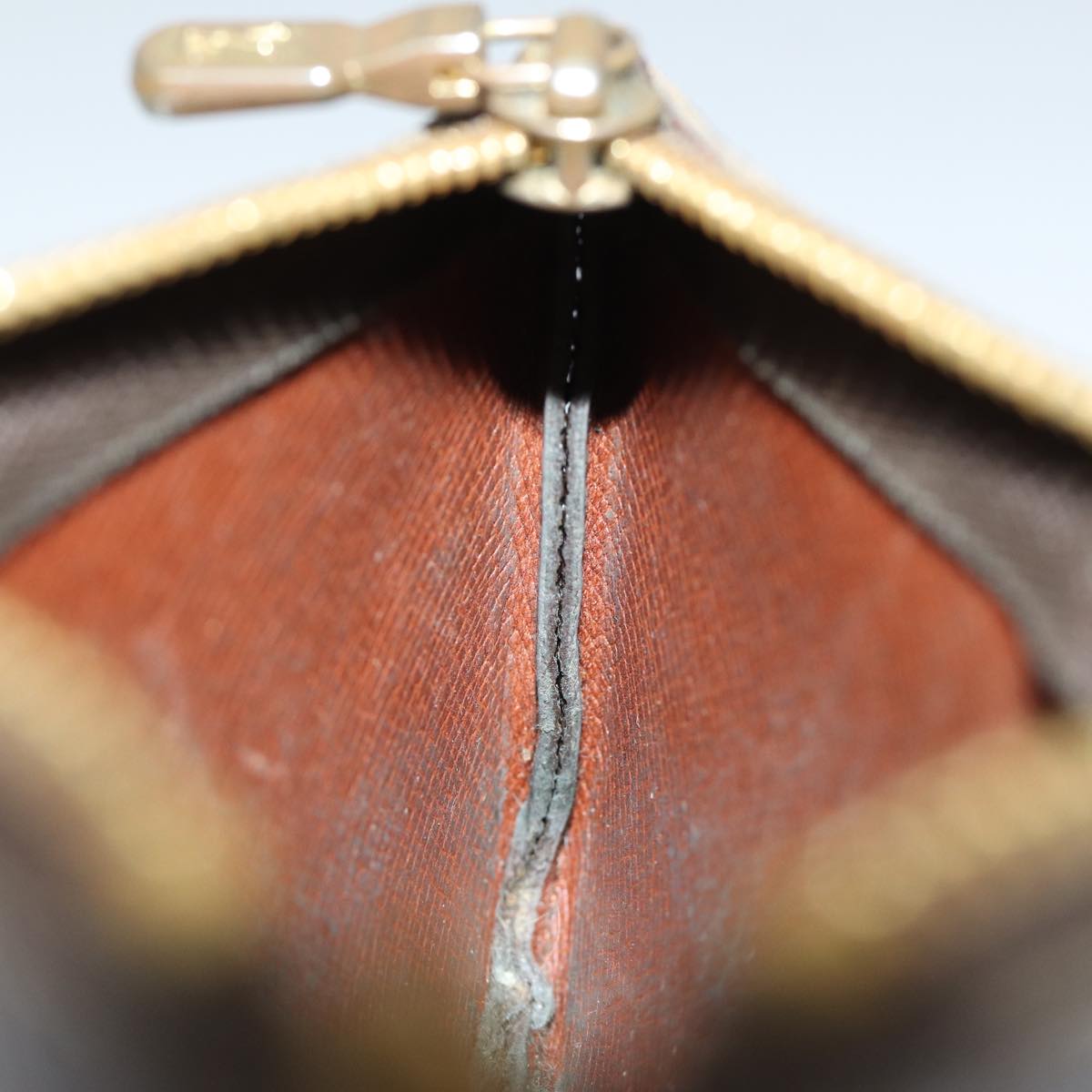 LOUIS VUITTON Monogram Pochette Cles Coin Purse M62650 LV 70693