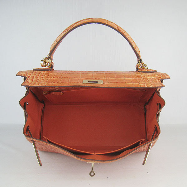 Luxury Hermes Kelly 6108 Ladies Crocodile Handbag