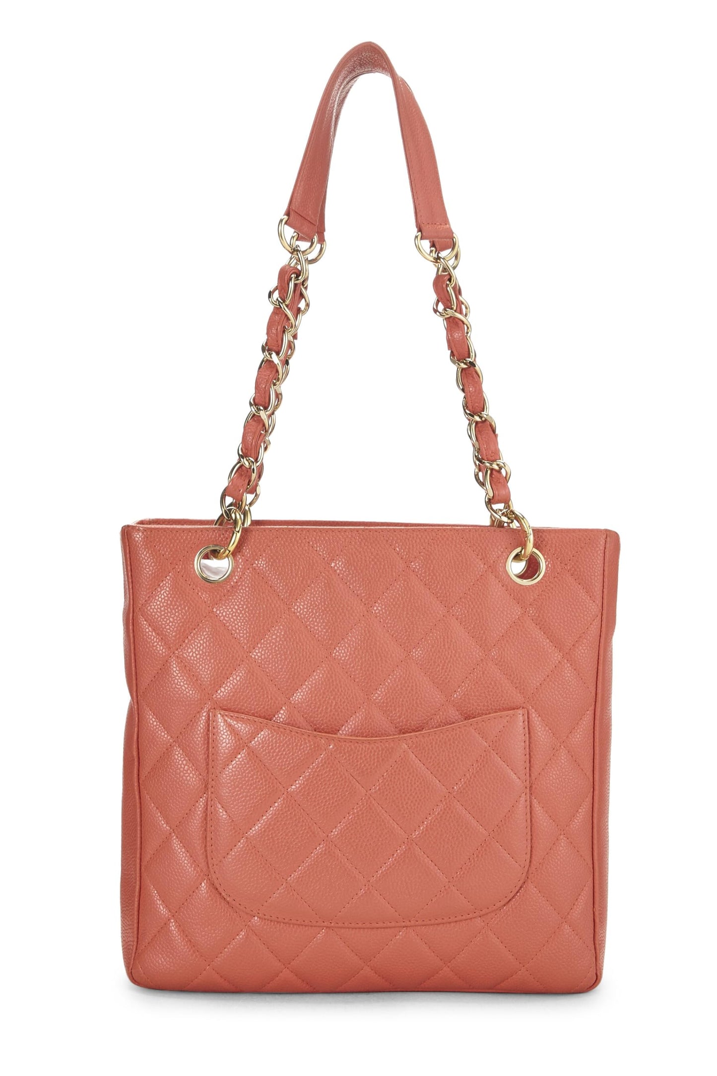 Chanel, Pink Quilted Caviar Petite Shopping Tote (PST), Pink