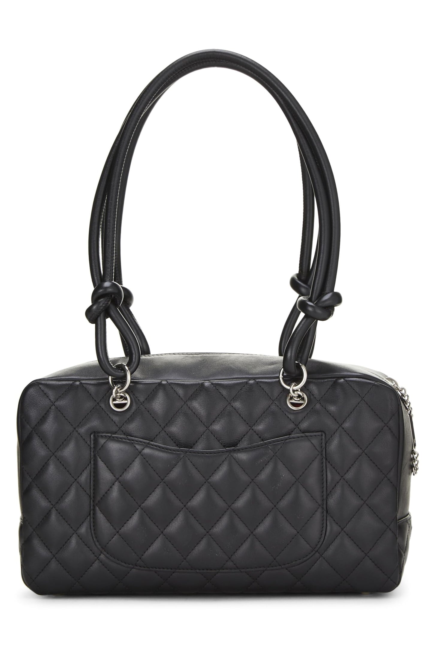 Chanel, Black Calfskin Cambon Bowler, Black