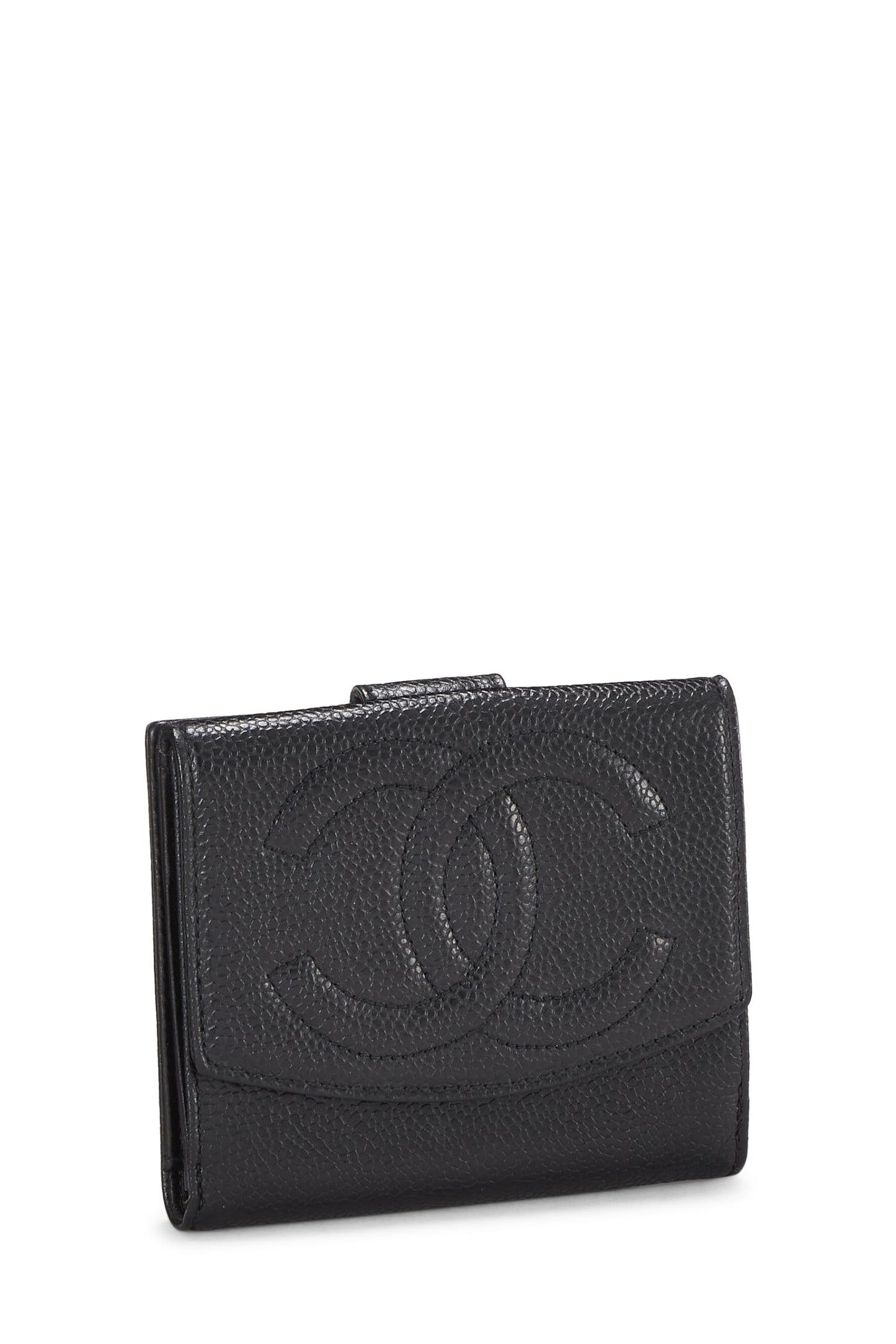 Chanel, Black Lambskin Timeless 'CC' Wallet, Black