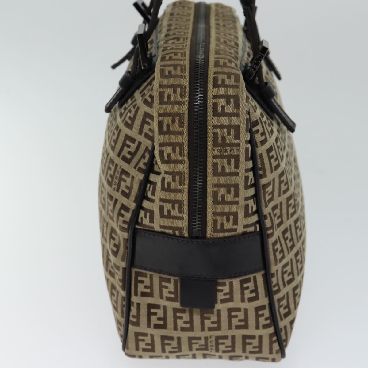 Luxury Fendi Zucchino Canvas Hand Bag Beige71830