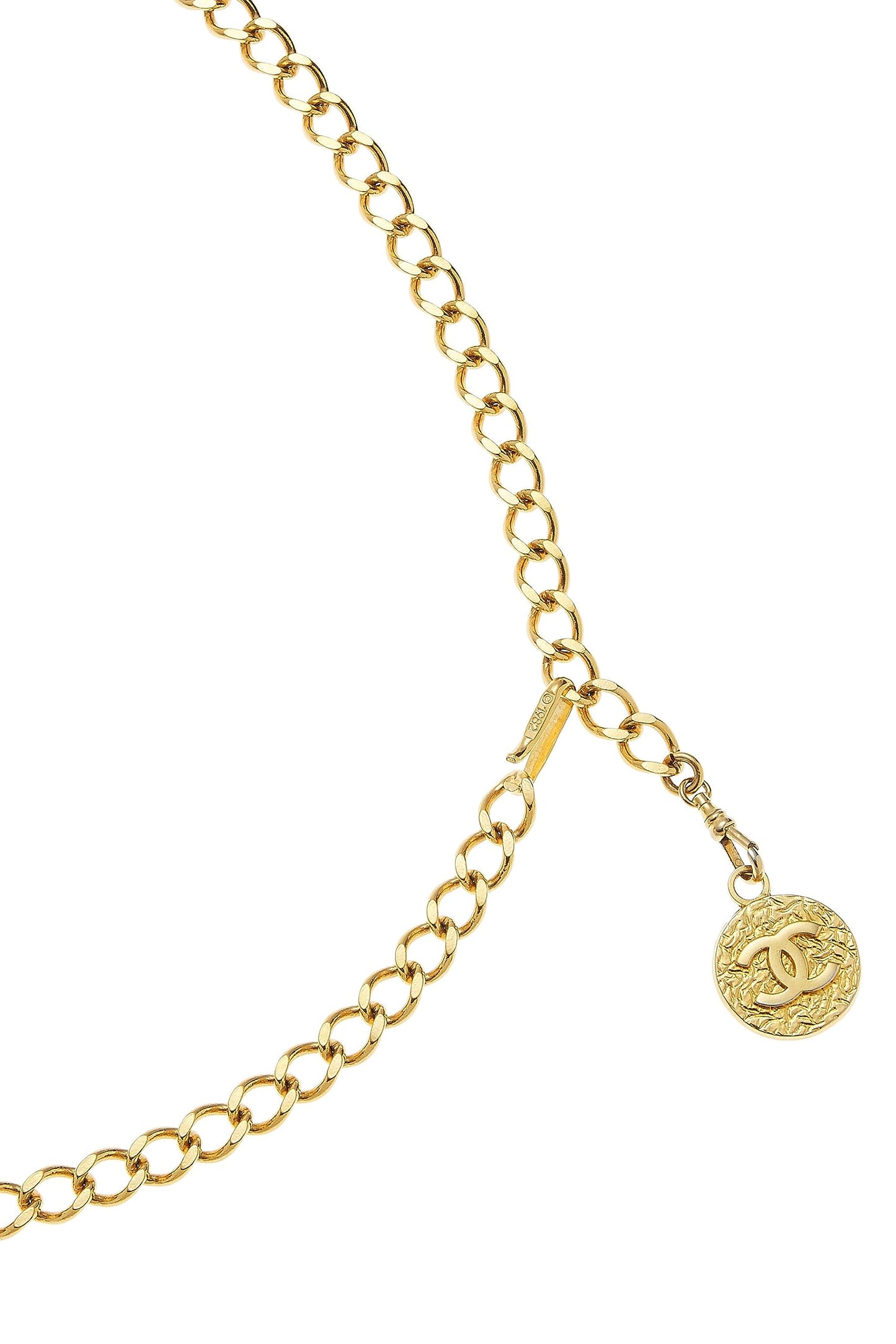 Chanel, Gold 'CC' Chain Belt, Gold