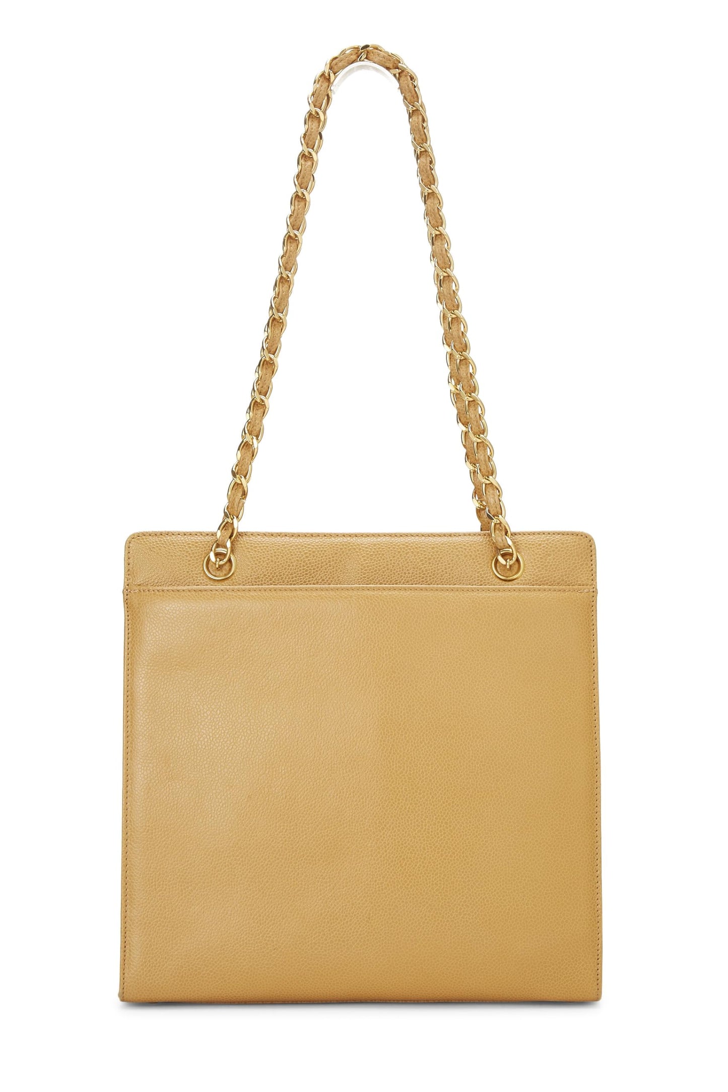 Chanel, Beige Caviar Pocket Tote Medium, Beige
