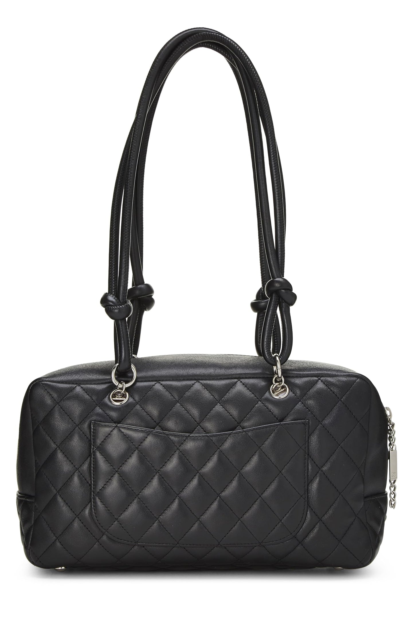 Chanel, Black Calfskin Cambon Ligne Bowler, Black
