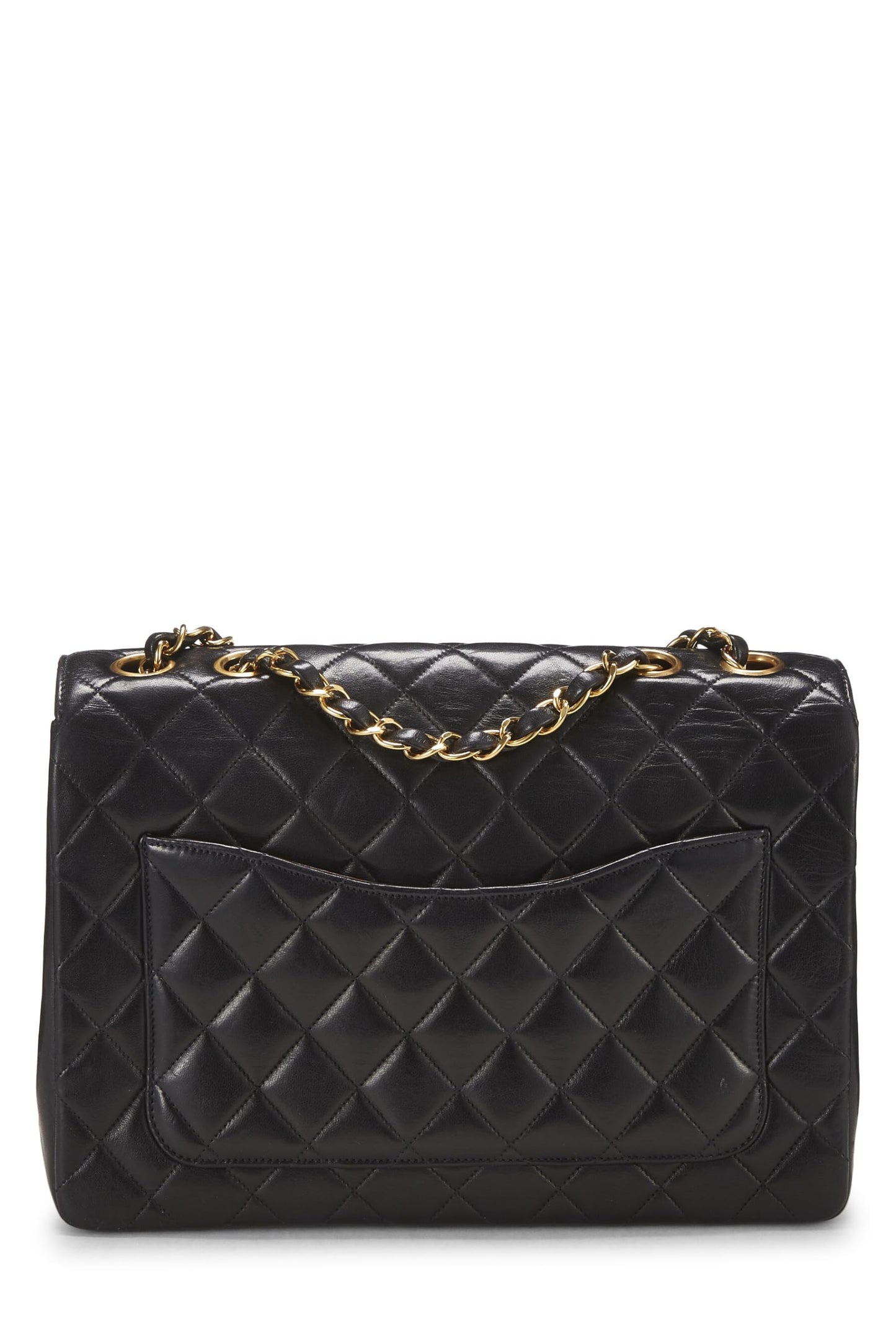 Chanel, Black Quilted Lambskin Paris Limited Flap Medium, Black