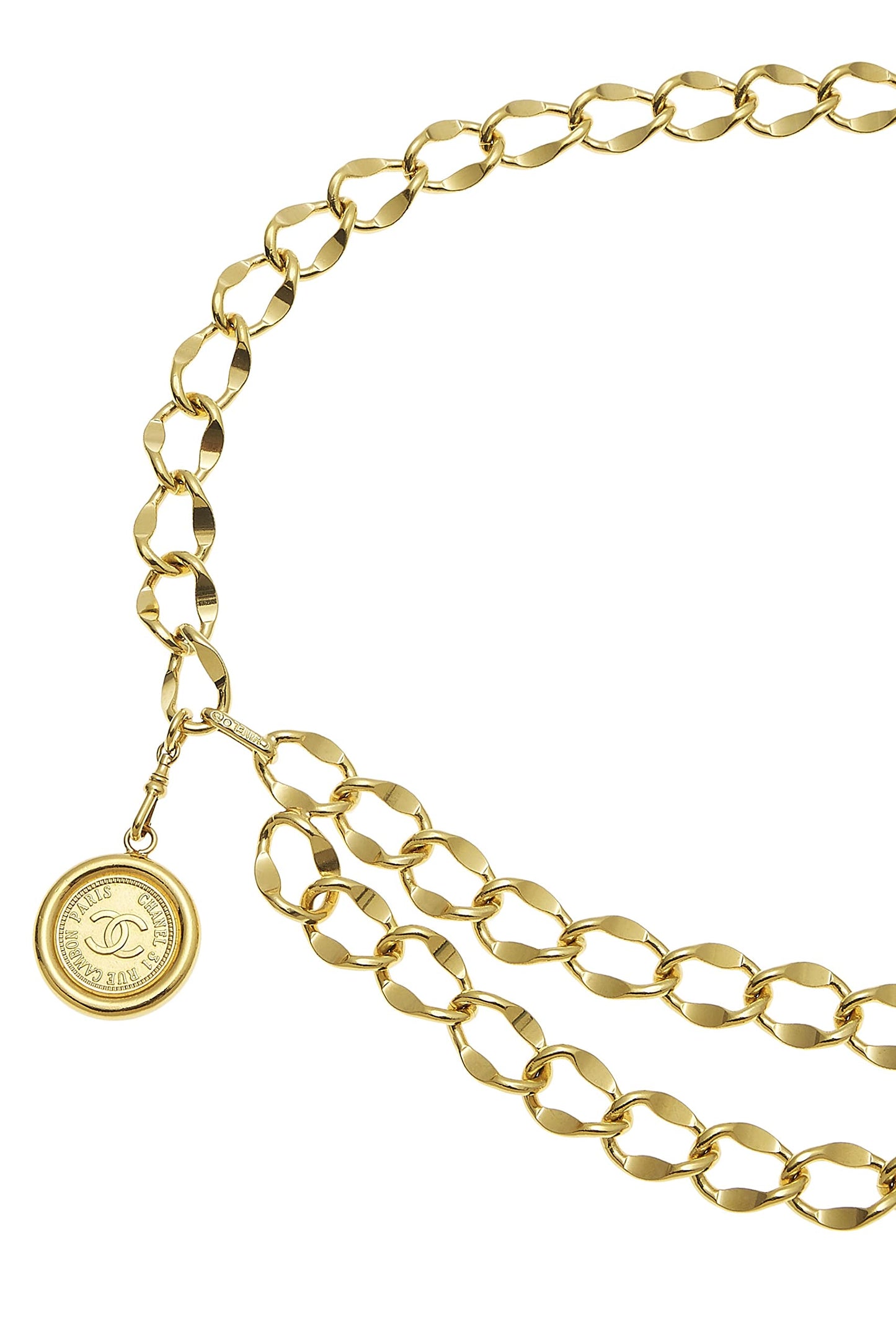 Chanel, Gold 'CC' Medallion Chain Belt 2, Gold