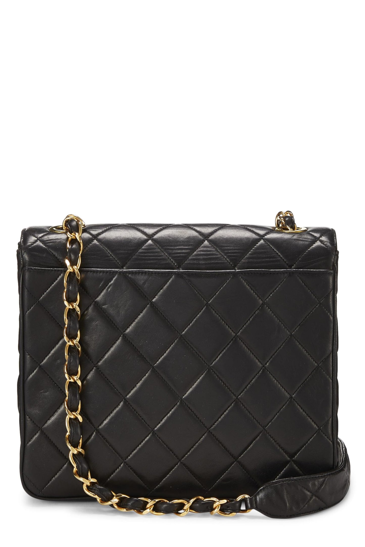 Chanel, Black Lambskin Big 'CC' Square Flap, Black