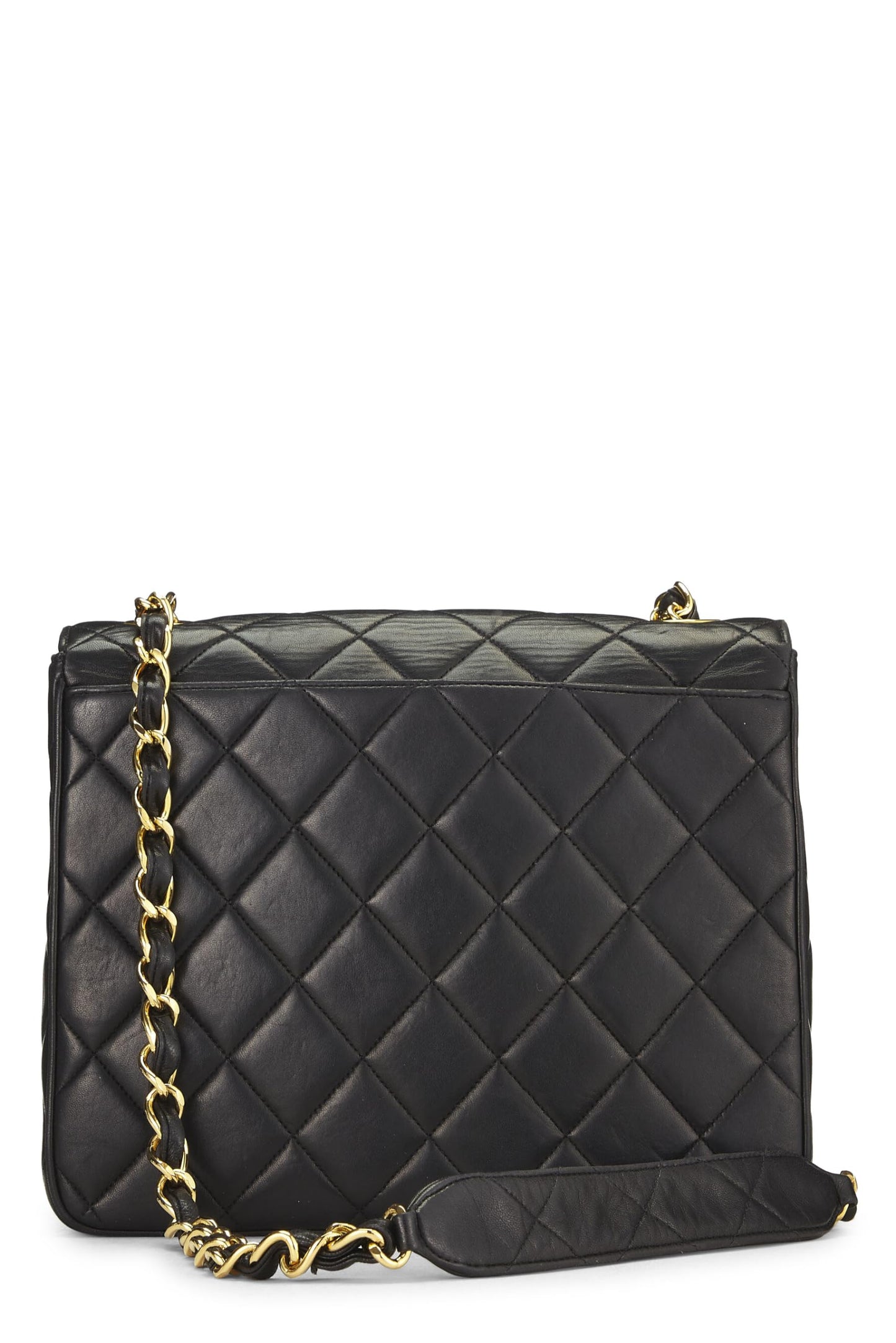 Chanel, Black Lambskin Big 'CC' Square Flap, Black