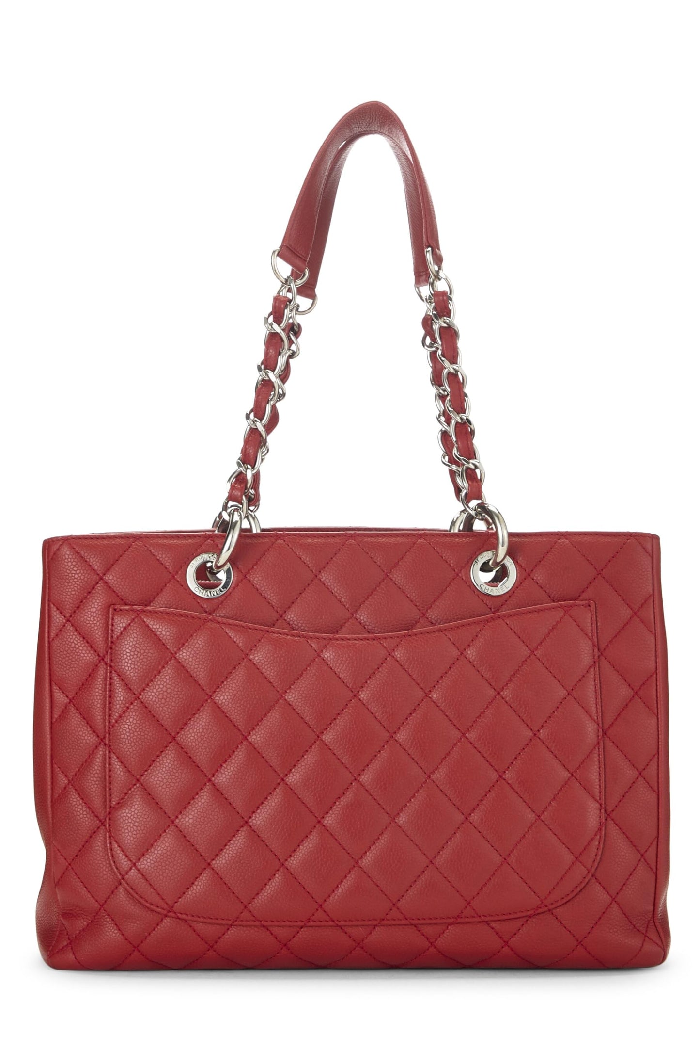 Chanel, Red Caviar Grand Shopping Tote (GST), Red