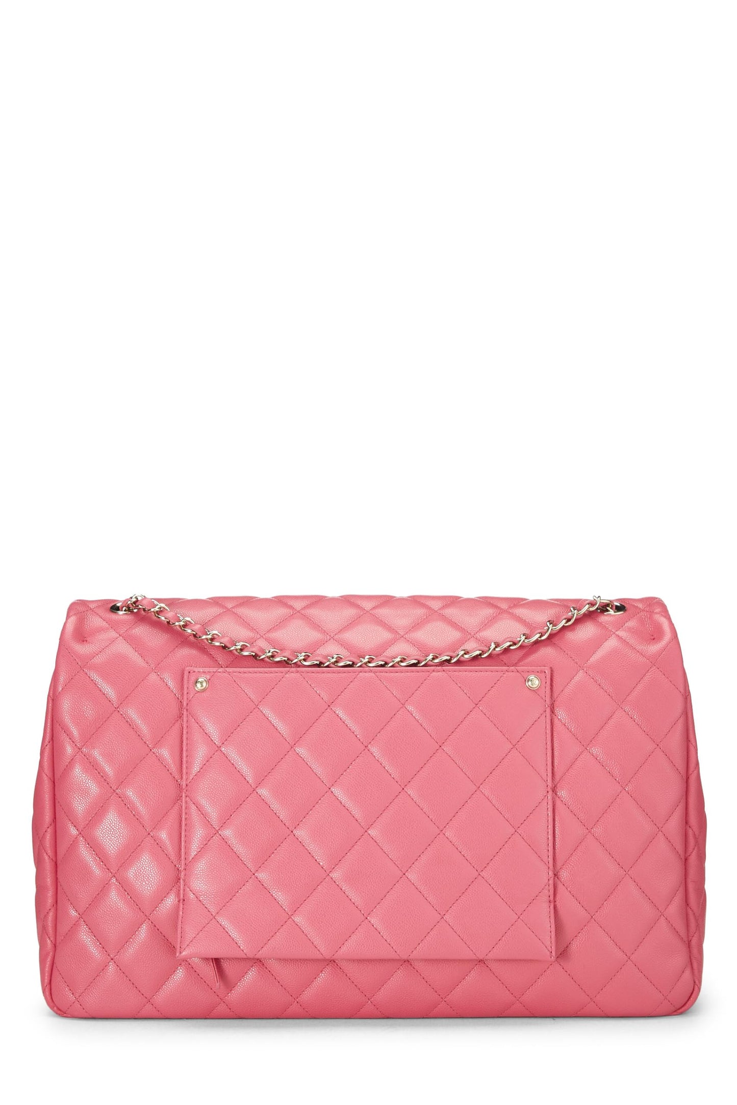 Chanel, Pink Caviar Half Flap XL, Pink
