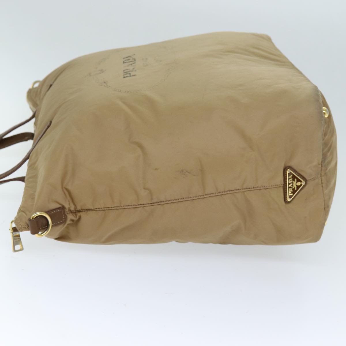Luxury PradaTote Bag Nylon 2way Beige 72541