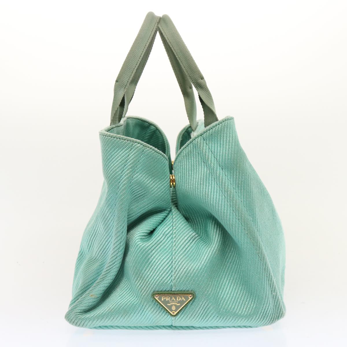 Luxury PradaCanapa GM Hand Bag Canvas Blue 72696