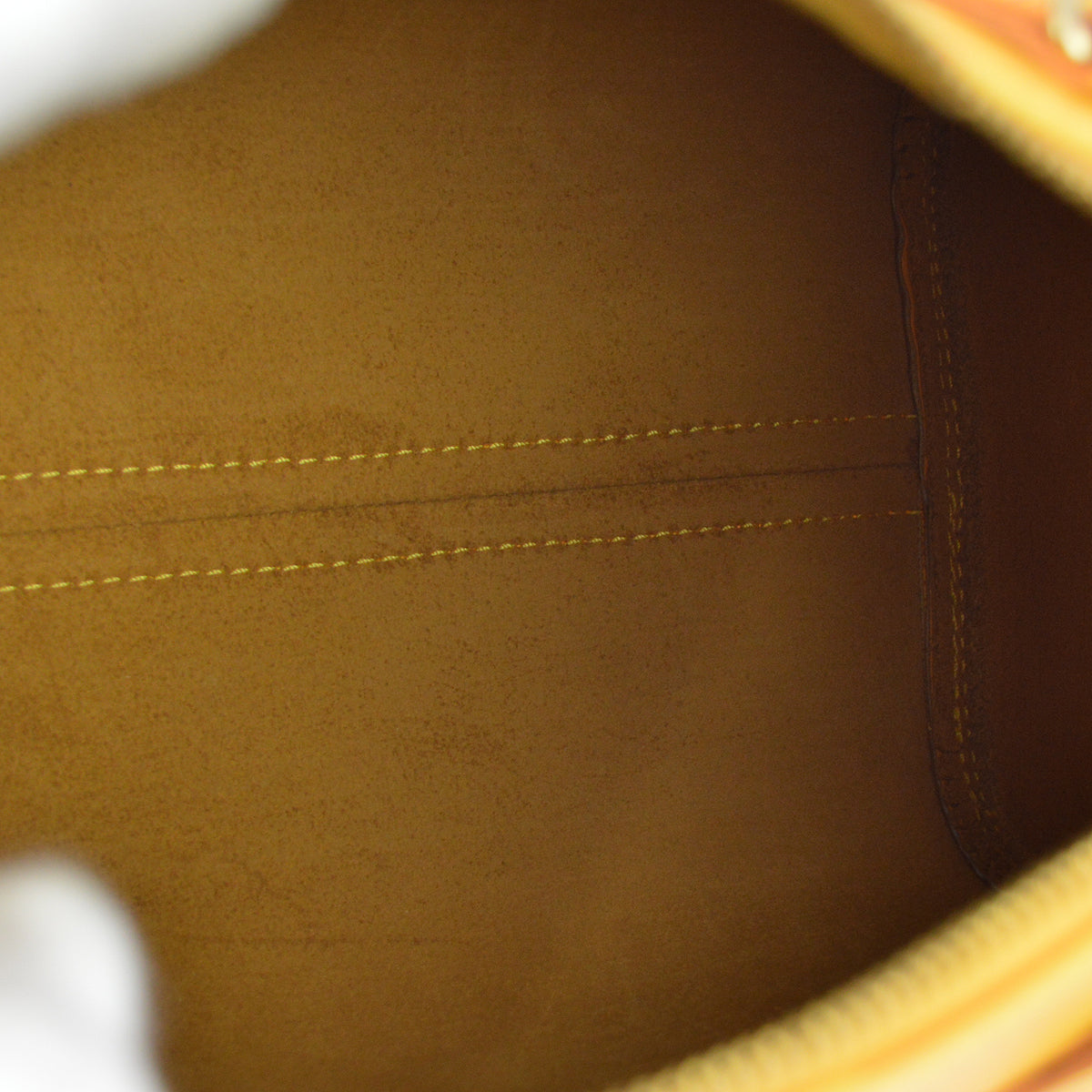Louis Vuitton 1996 Yellow Epi Speedy 25 Handbag M43019