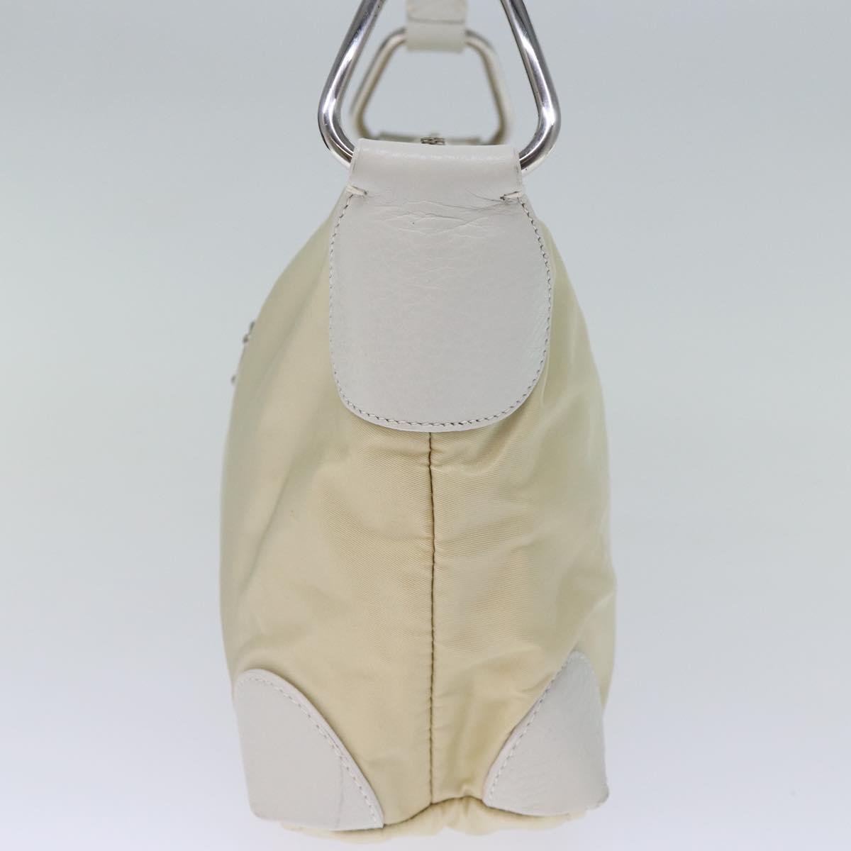Luxury PradaShoulder Bag Nylon Cream 73203