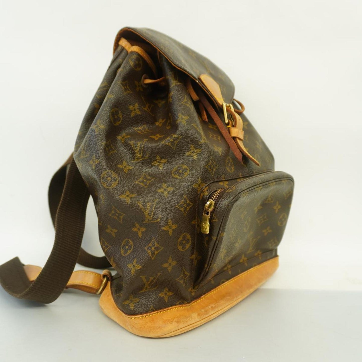 Louis Vuitton Montsouris Gm Canvas Backpack Bag ()
