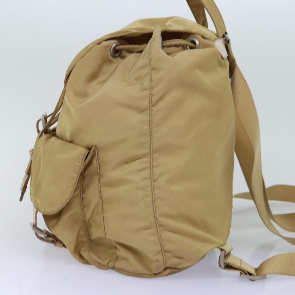 Luxury PradaBackpack Nylon Beige 73873