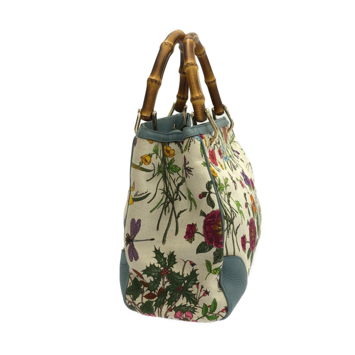 Luxury Gucci Trending 2025 Bamboo Shopper Canvas Tote Bag ()