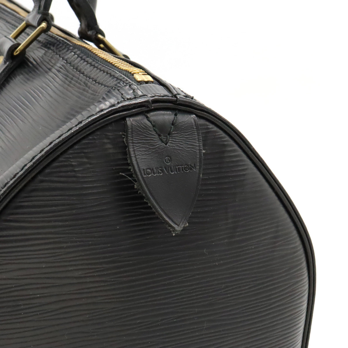 Louis Vuitton Louis Vuitton Epi Speedy 30 Bag Mini Boston Bag Black Black Black Gold M59022