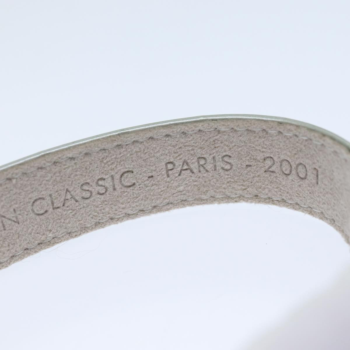 LOUIS VUITTON Monogram Vernis Bracelet 2001 Paris Only Gris LV 74009