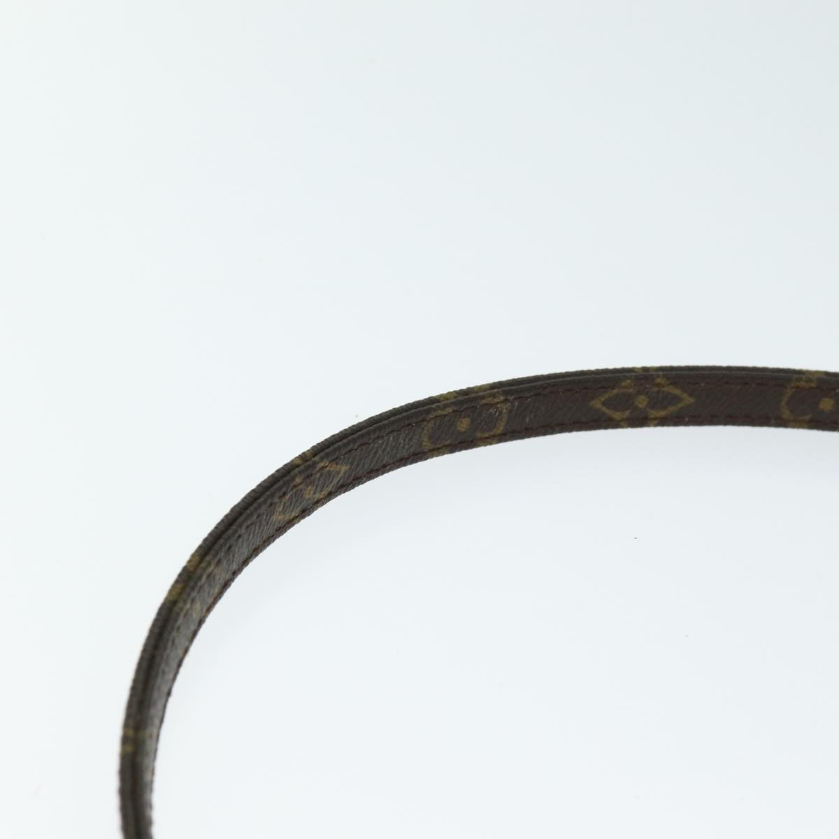 LOUIS VUITTON Monogram Less Baxter MM Dog Leash M58056 LV 74016