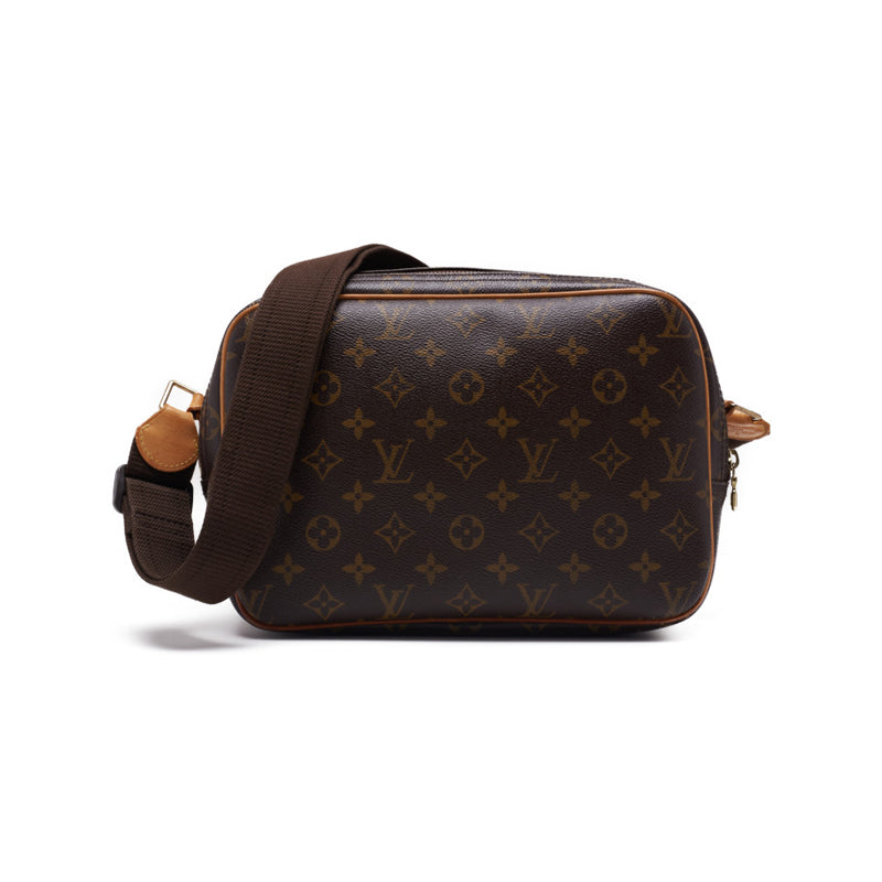 LOUIS VUITTON Monogram Reporters PM Shoulder Bag Monograms Brown Shoulder Bag Shoulder Bag Ladies Hybrid Bag Delivery