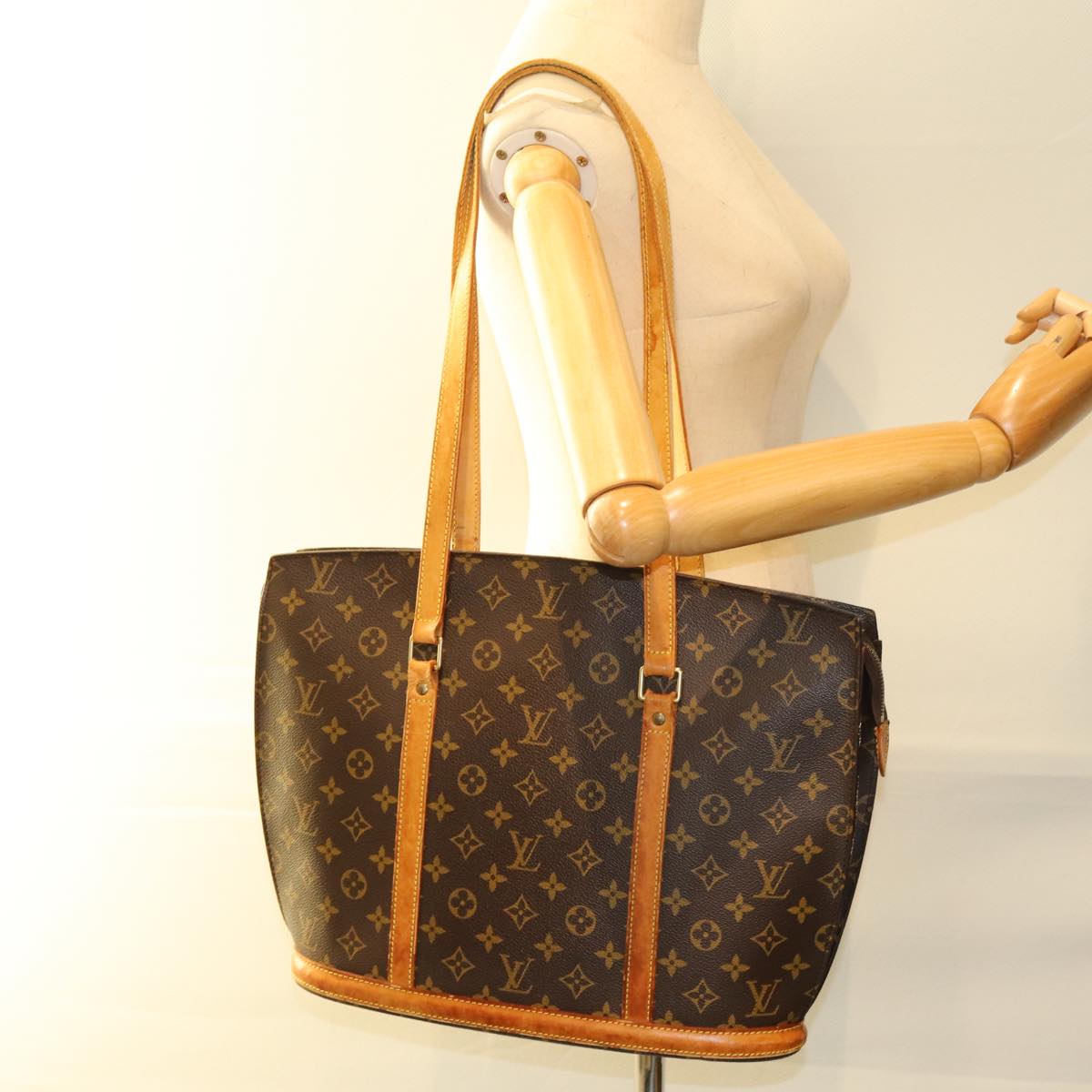 LOUIS VUITTON Monogram Babylone Tote Bag M51102 LV 74070