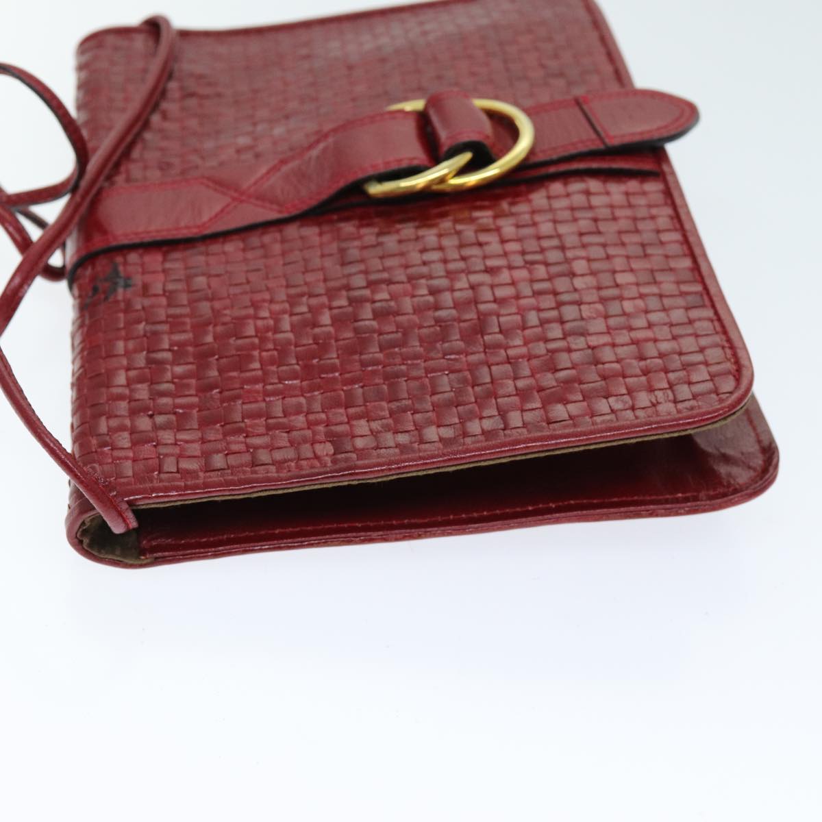Luxury Fendi Shoulder Bag Leather Red74127
