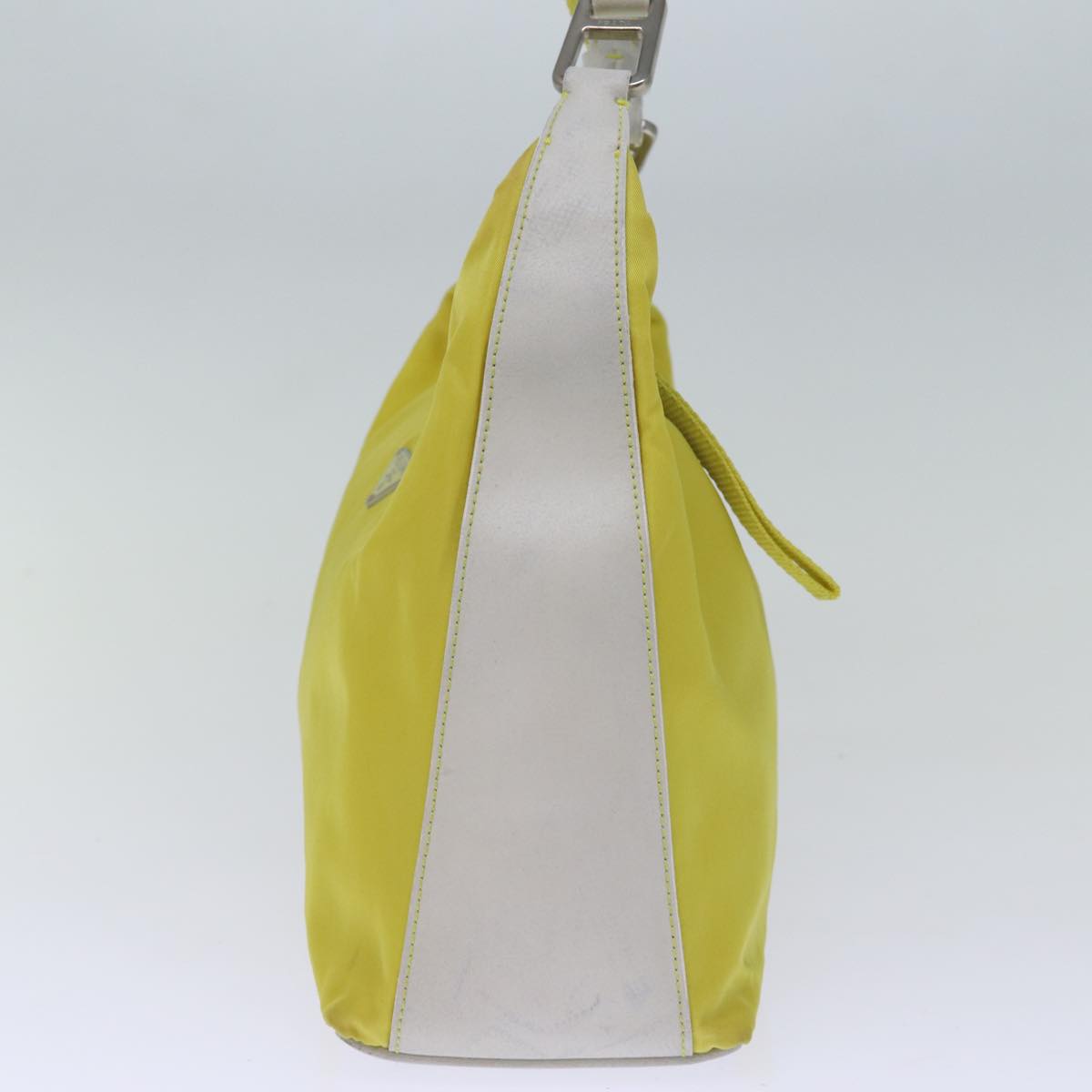 Luxury PradaShoulder Bag Nylon Yellow 74194