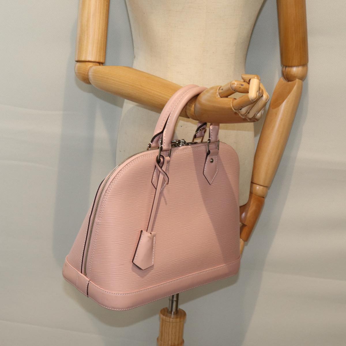 LOUIS VUITTON Epi Alma PM Hand Bag Rose Claire M41323 LV 74276A