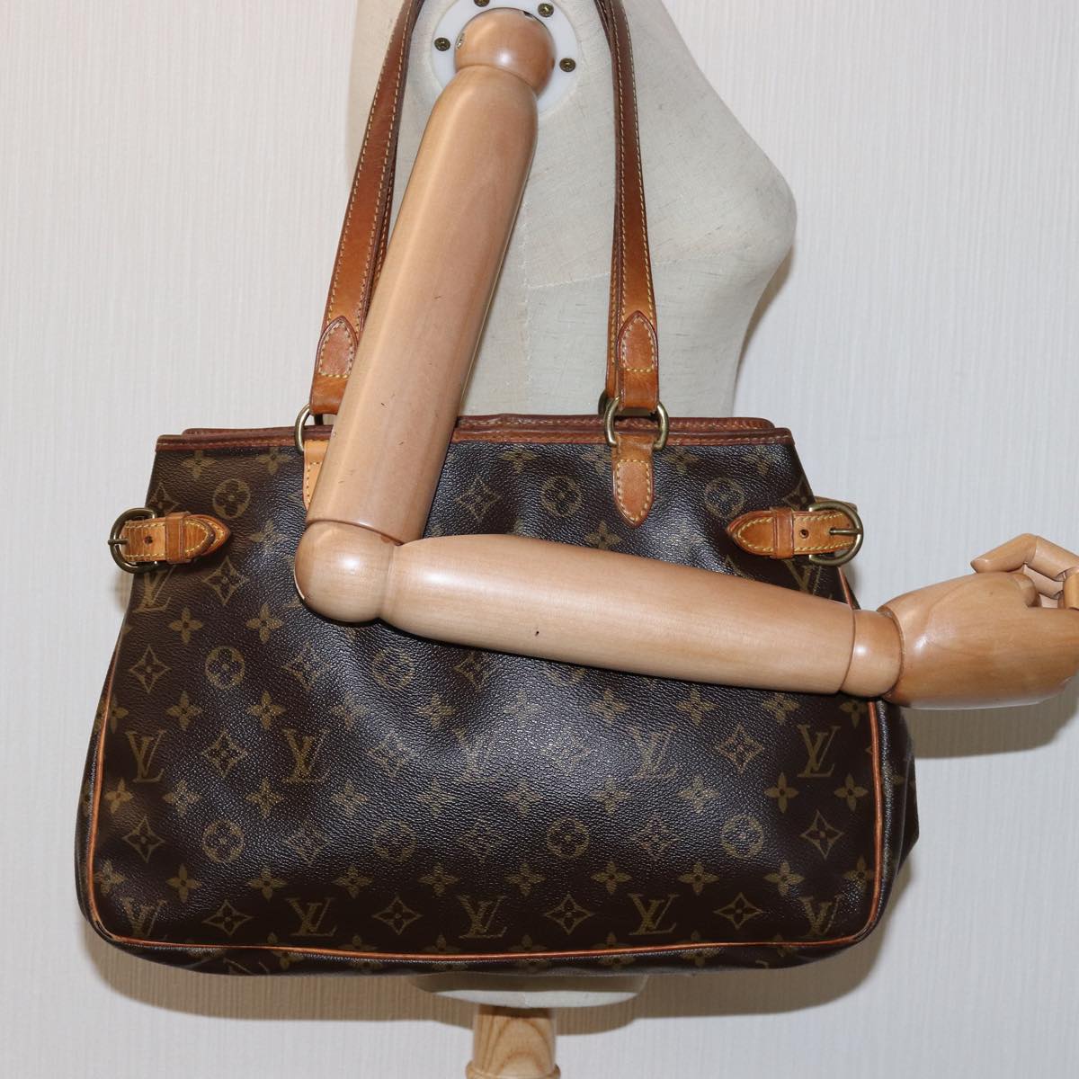 LOUIS VUITTON Monogram Batignolles Horizontal Tote Bag M51154 LV 74359