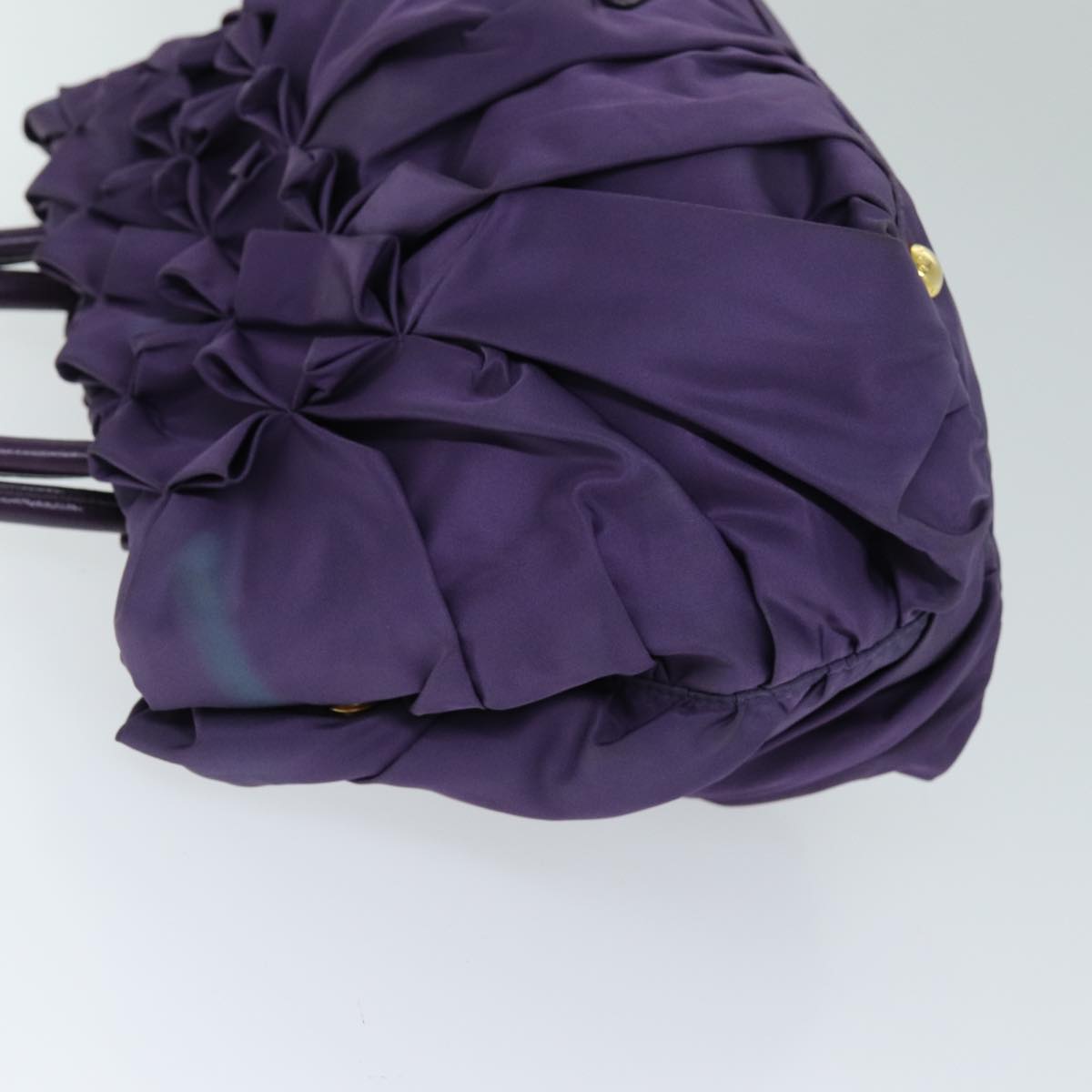 Luxury PradaHand Bag Nylon Purple 74403