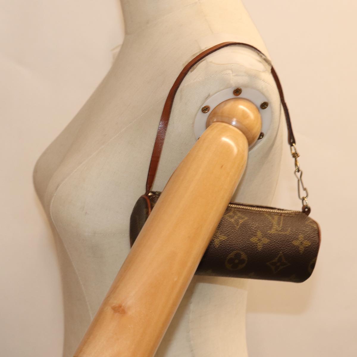 LOUIS VUITTON Monogram Papillon Pouch LV 74499