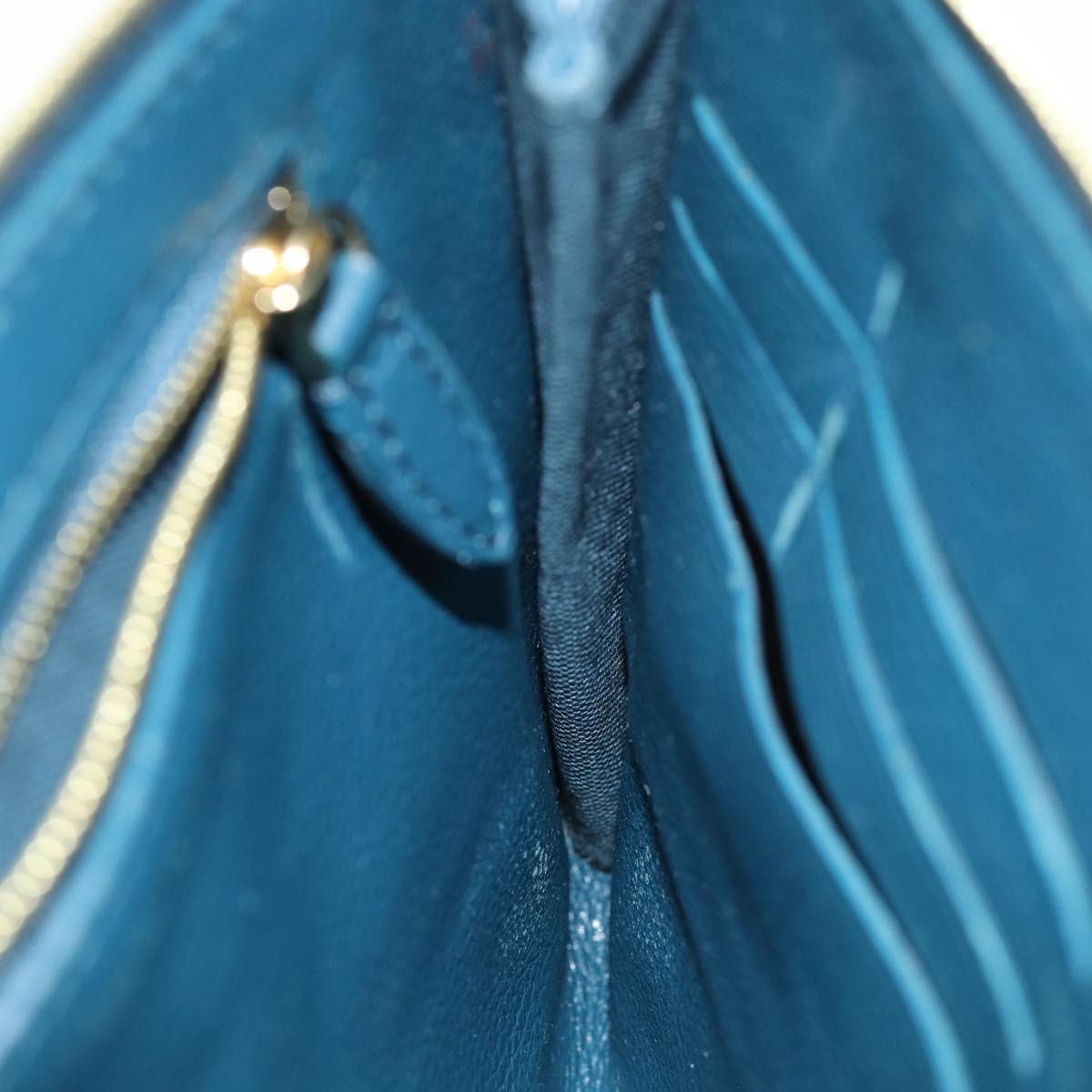 LOUIS VUITTON Pouch Taurillon Leather Navy Orage R99587 LV 74597
