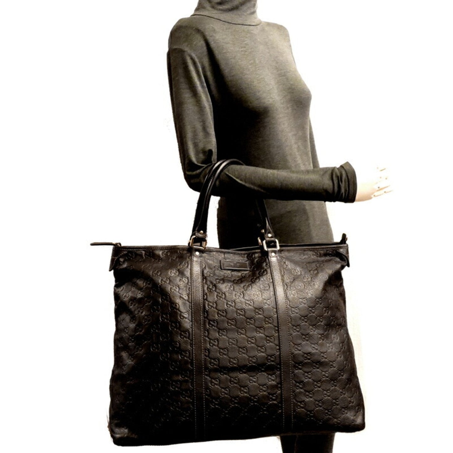 Gucci Guccissima Leather Tote Bag ()