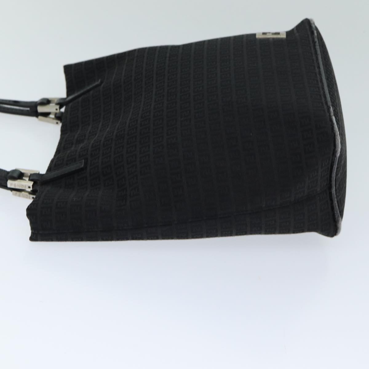 Luxury Fendi Zucchino Canvas Hand Bag Black74840