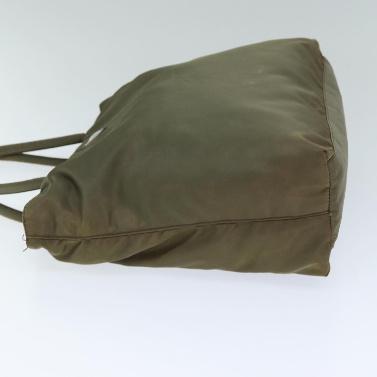 Luxury PradaHand Bag Nylon Khaki 74857