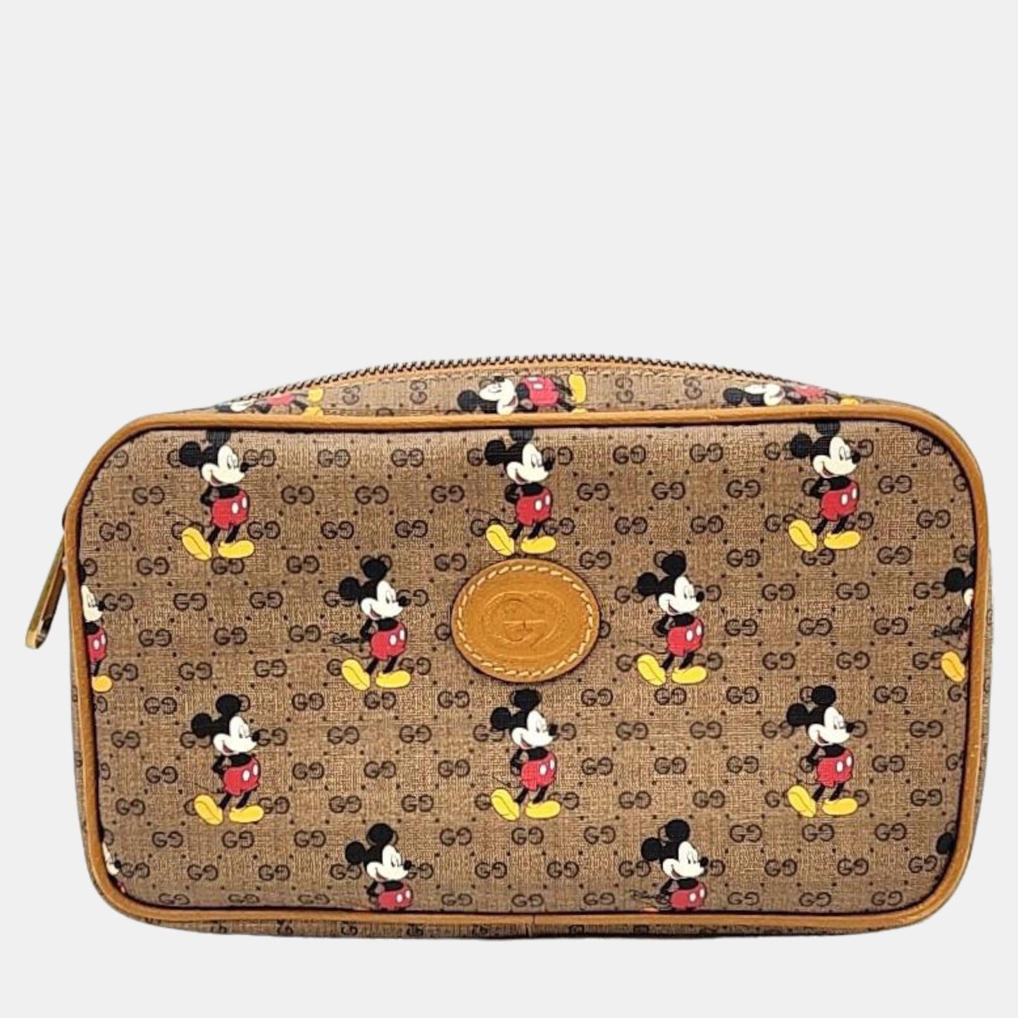 Luxury Gucci Trending 2025 Beige GG Canvas Disney Crossbody Bag