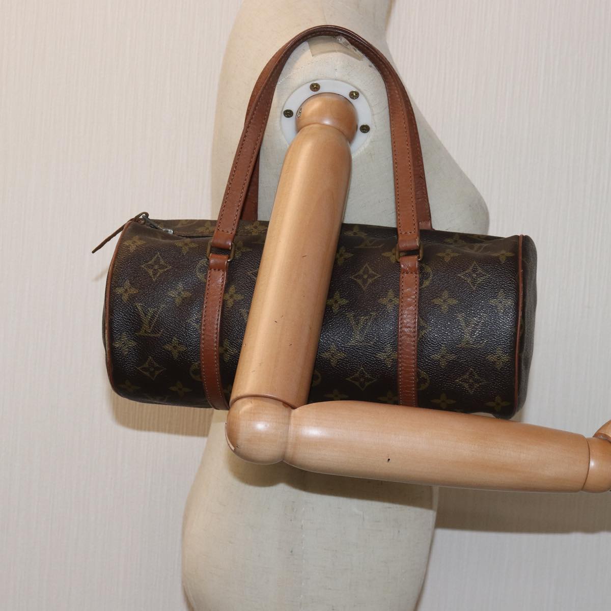 LOUIS VUITTON Monogram Papillon 30 Hand Bag Vintage M51385 LV 75010