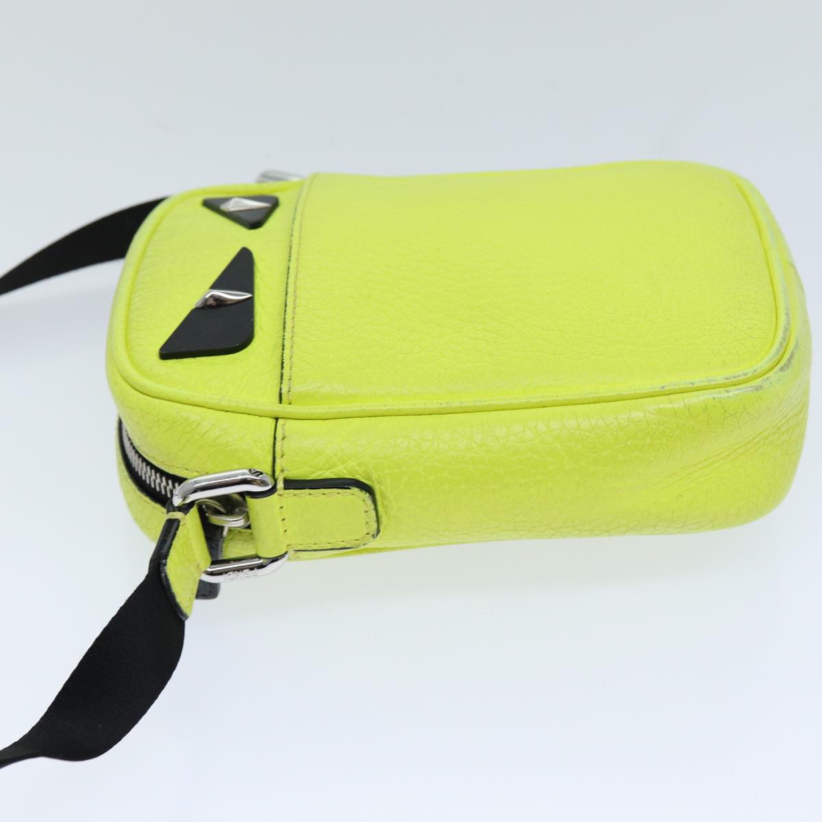 Luxury Fendi Shoulder Bag Leather Yellow75221