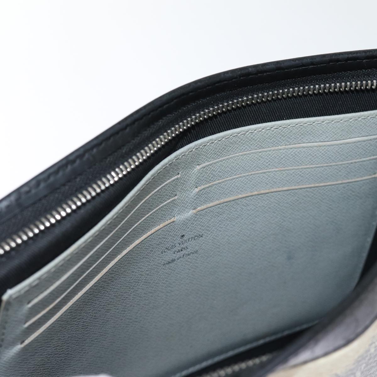 LOUIS VUITTON Damier Graphite 3D Pochette Voyager MM Bag N60443 LV 75261