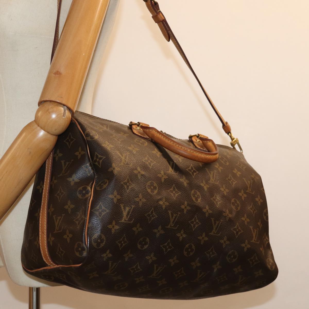 LOUIS VUITTON Monogram Speedy Bandouliere 35 Hand Bag M41111 LV 75286