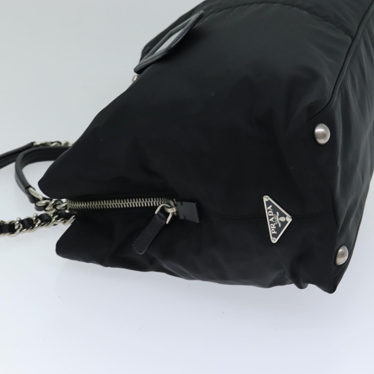 Luxury PradaTote Bag Nylon Black 75367