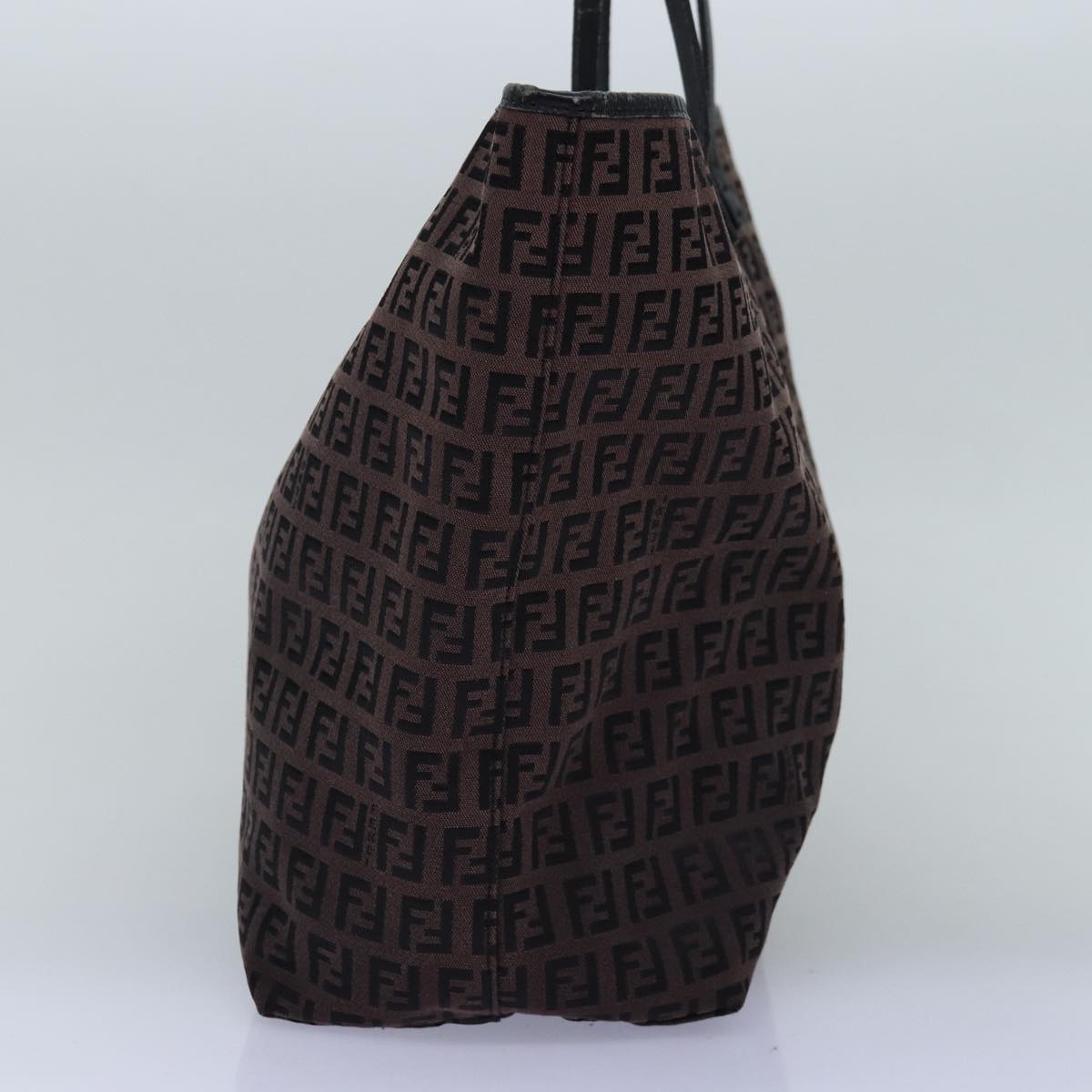 Luxury Fendi Zucchino Canvas Tote Bag Brown75428